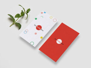 Invitation cards yellow
