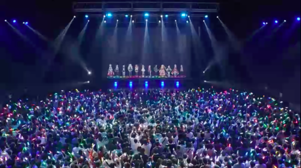vtuberがリアルイベントを開催している様子